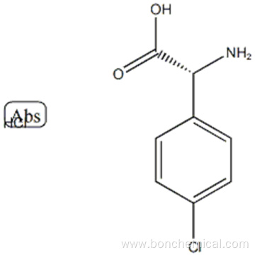 Benzeneacetic acid, a-amino-4-chloro-, hydrochloride(1:1),( 57365691, 57187535,aR)- CAS 108392-76-3